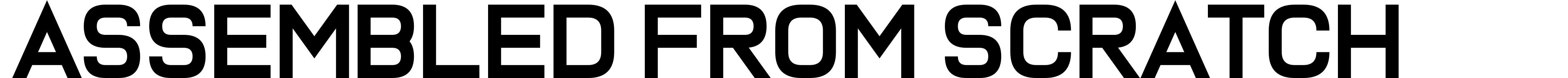 Assembled From Scratch